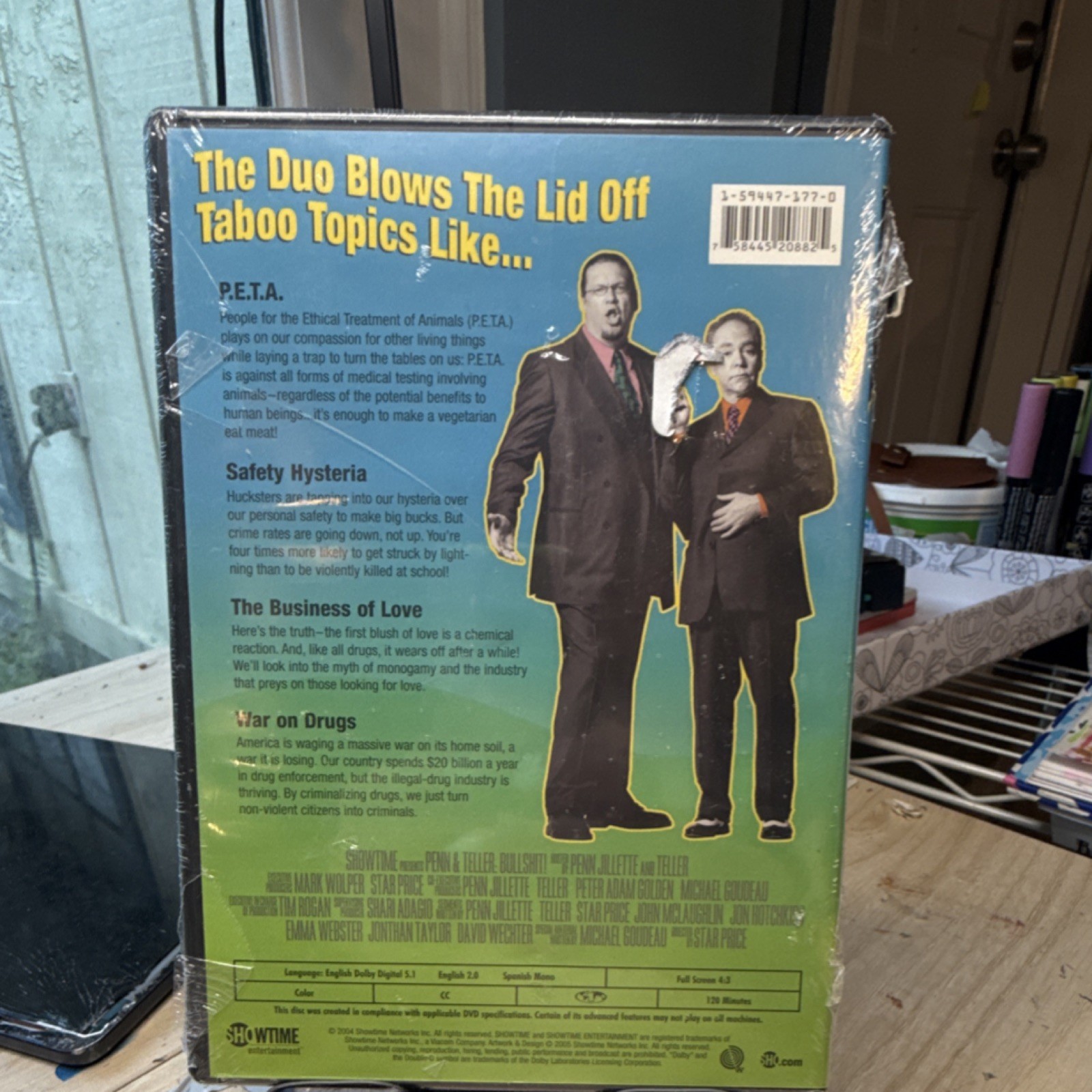 Showtime Ent. Penn & Teller: B.S.! Season 2 Vol 1 (DVD) *BUY 2 GET 2*FREE SHIP