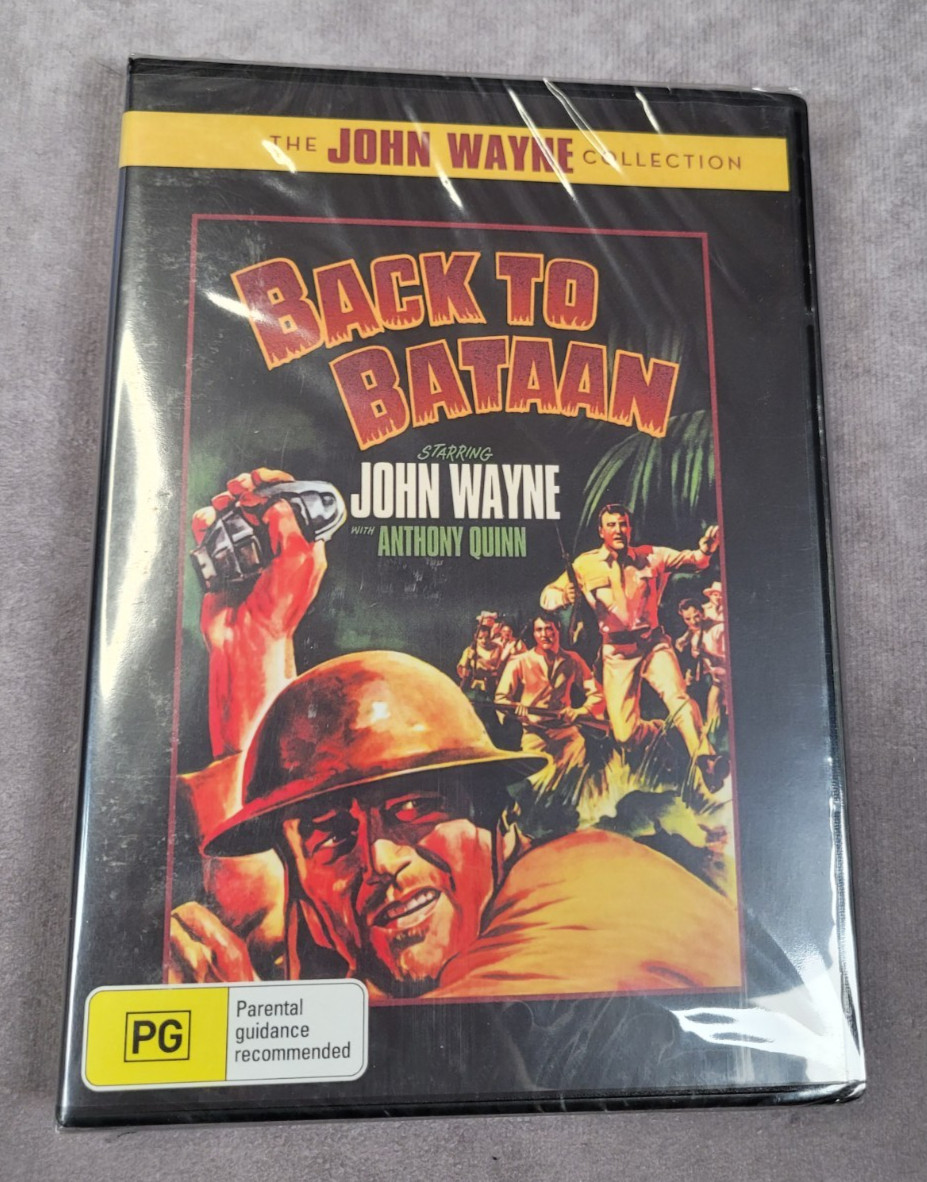 Back to Bataan (1945) DVD War Drama John Wayne NEW Sealed John Wayne Collection