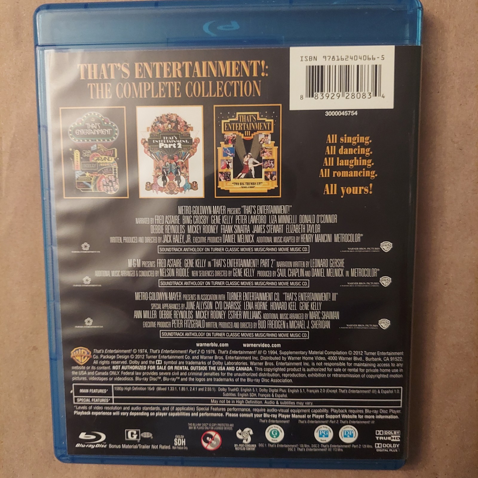 That’s Entertainment! Complete Collection I-III (Blu-ray) 3-Disc Set