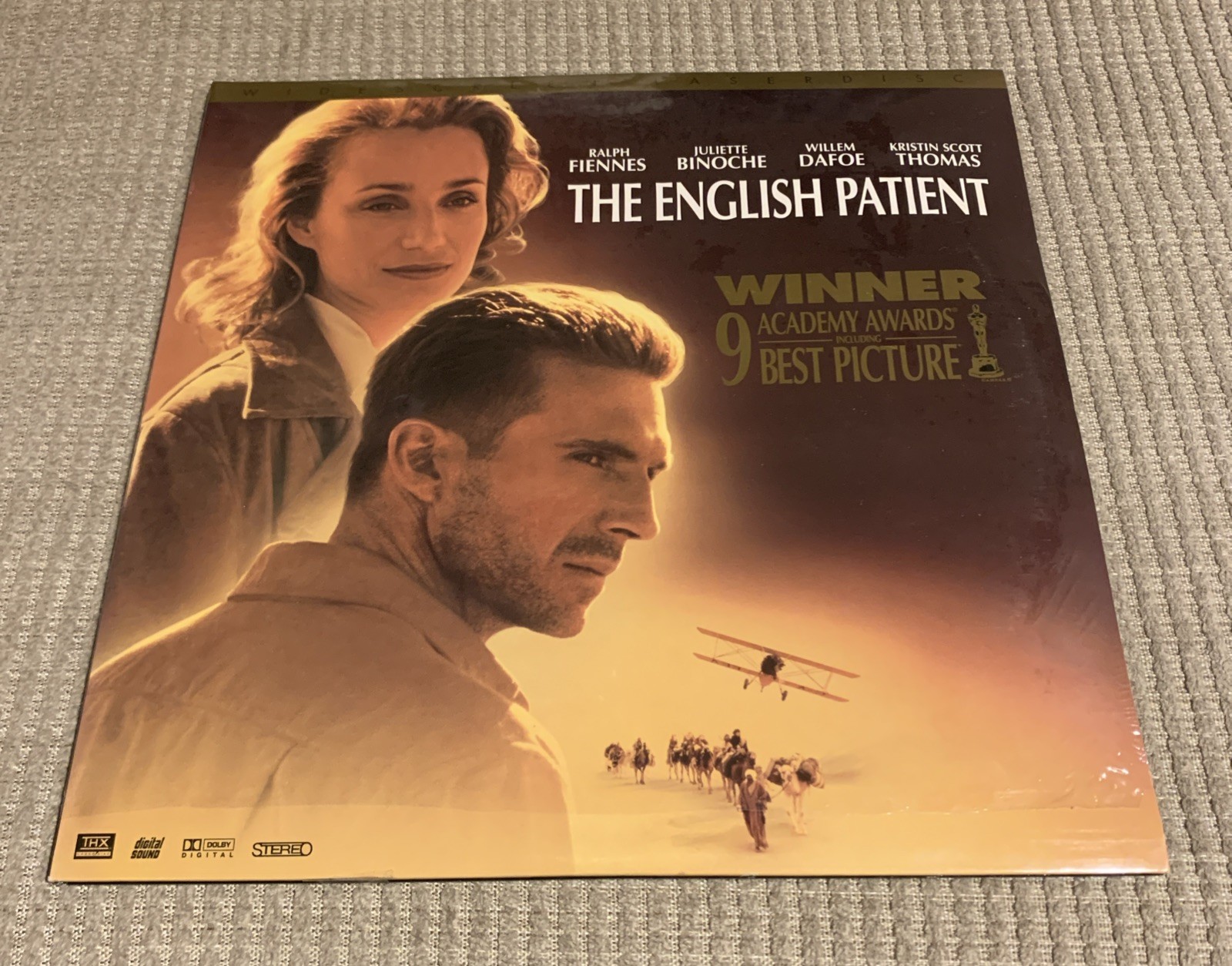 The English Patient (Laserdisc) 2-Disc WIDESCREEN AC-3 Gatefold BRAND NEW SEALED