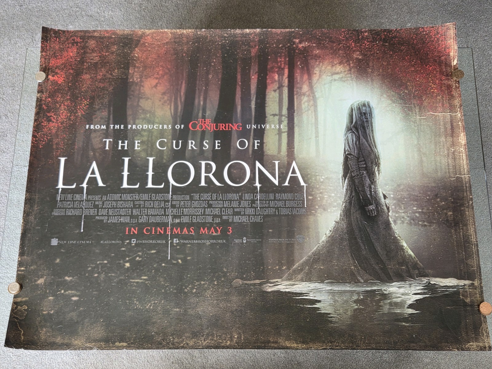 Cinema Poster: CURSE OF LA LLORONA, THE 2019 (Quad) Linda Cardellini