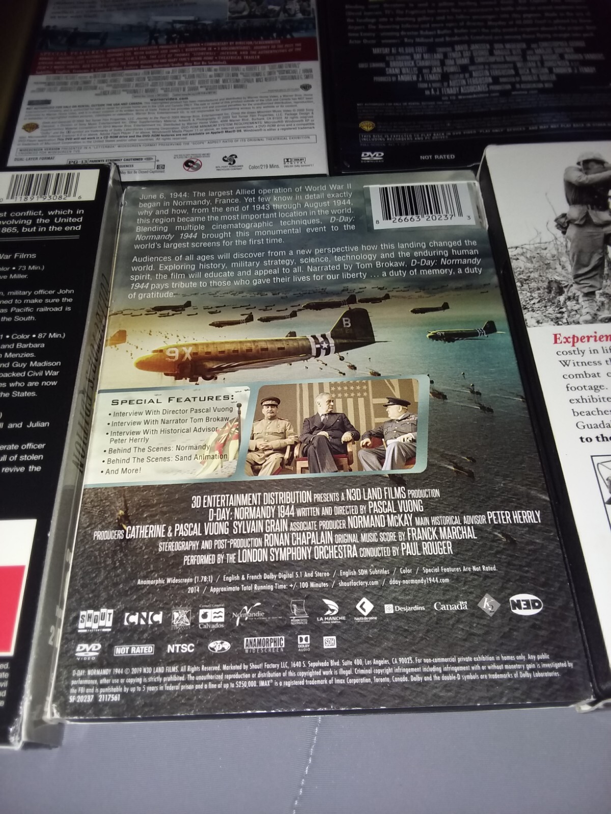 DVD Lot of 11 WAR/BATTLES Mainstream/Action/Adventure/Drama/Civil/D-Day/WW II