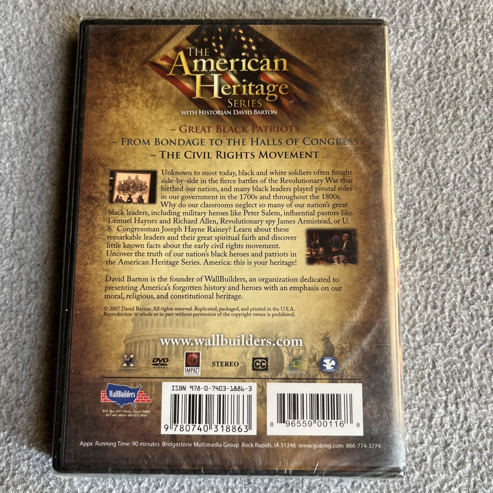 The American Heritage Series w/ Historian David Barton – Disc 9 Ep. 22-24 (NEW)