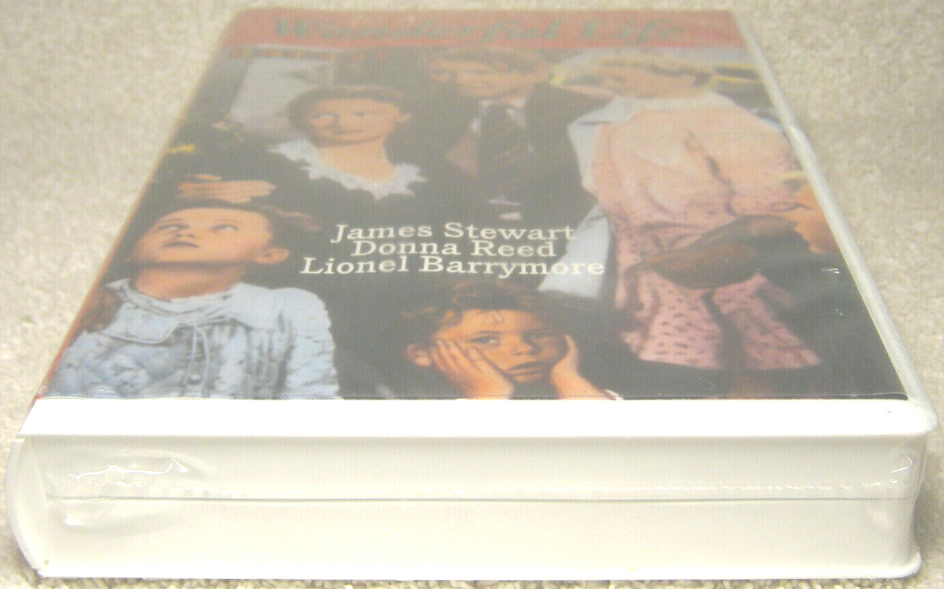 IT’S A WONDERFUL LIFE – VHS 1993 – COLORIZED VERSION – CLAMSHELL CASE – NEW