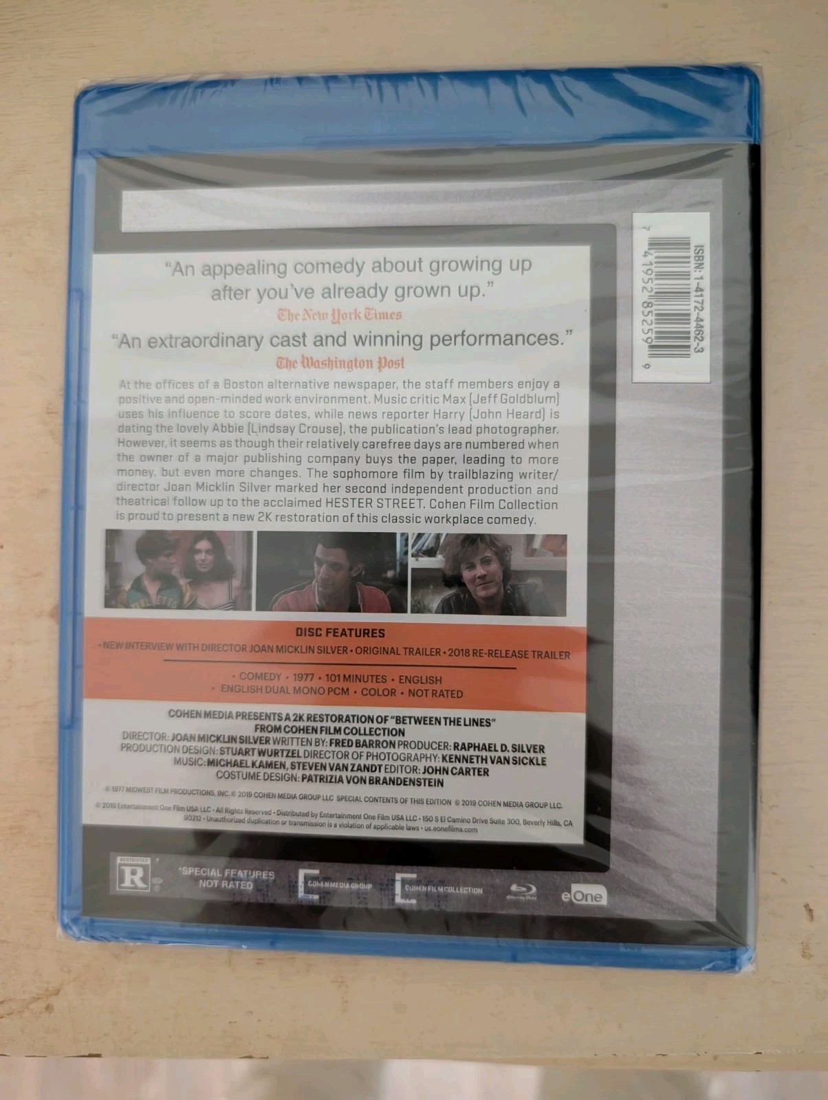 Between the Lines (Blu-ray, Cohen Media Group)