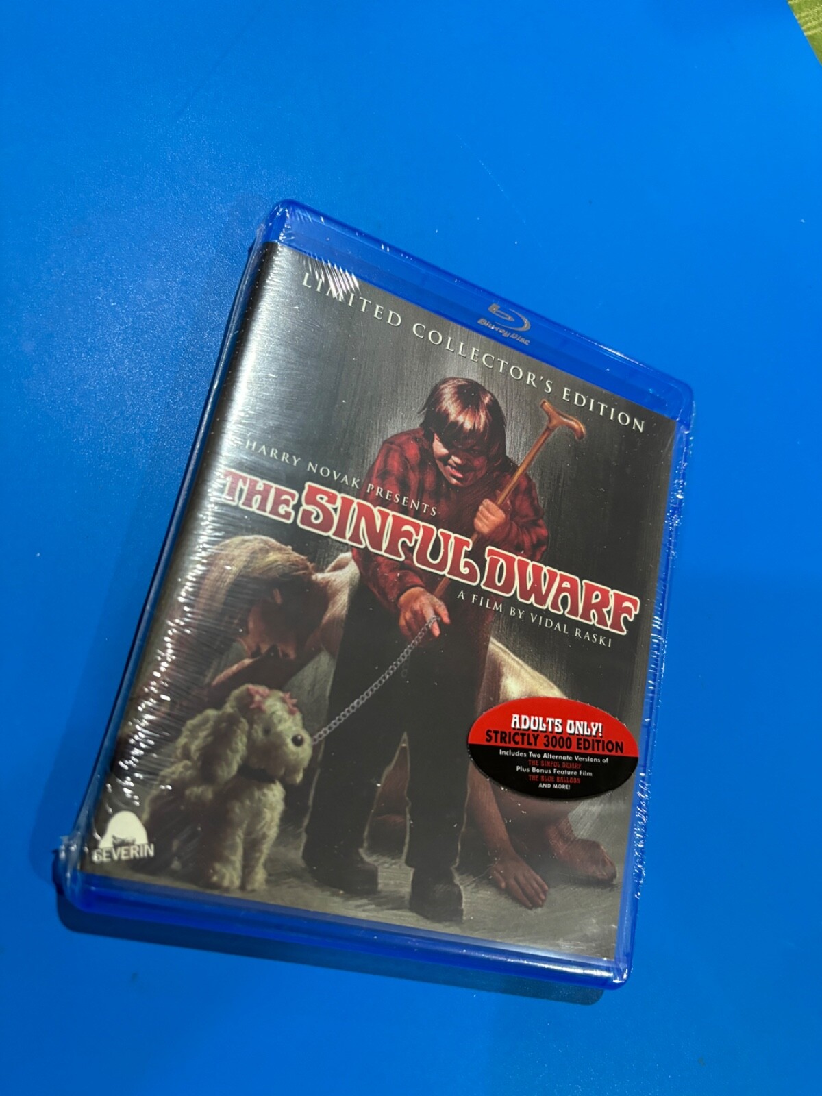 THE SINFUL DWARF Blu-ray one of 3,000 version Brand new! Includes Blue Balloon