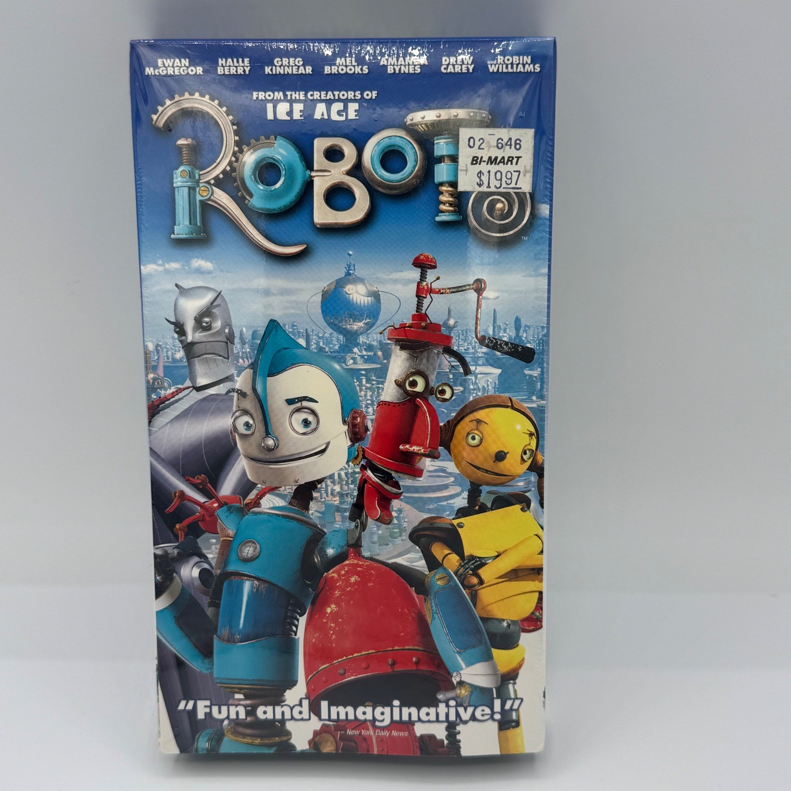Robots VHS 2005 Movie Factory Sealed New Fox Video Watermark Robin Williams