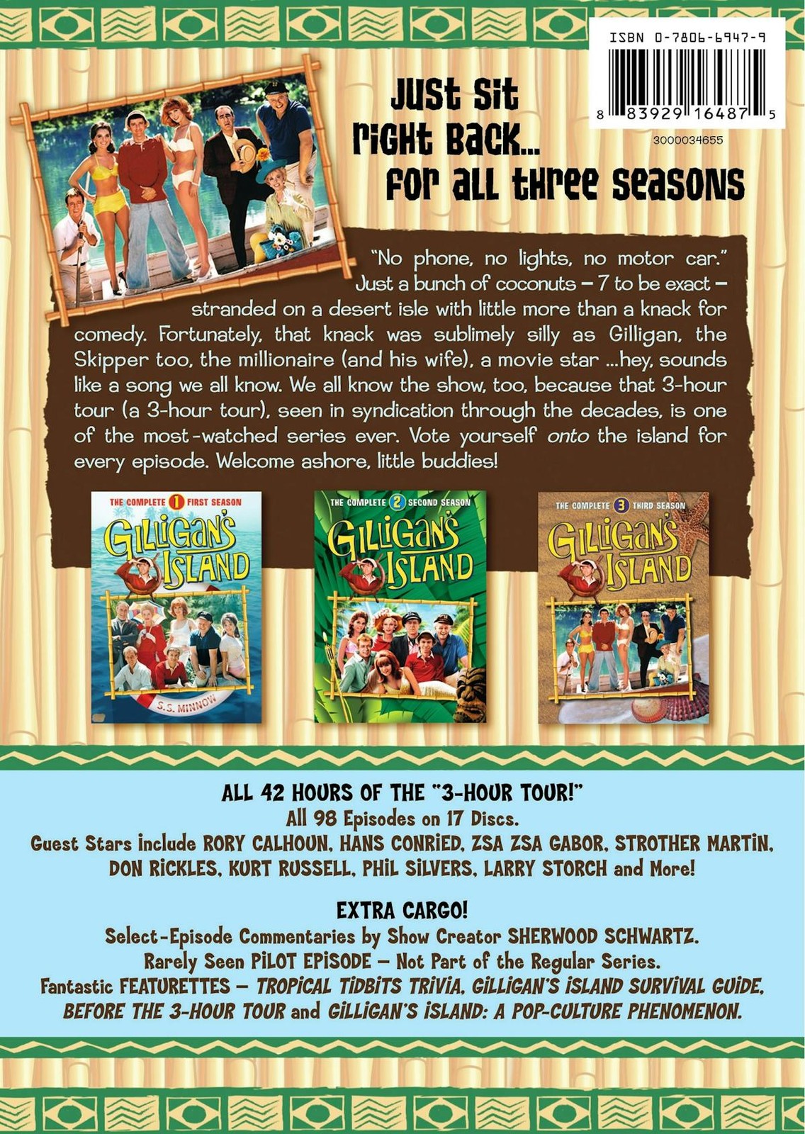 Gilligan’s Island The Complete Series DVD NEW