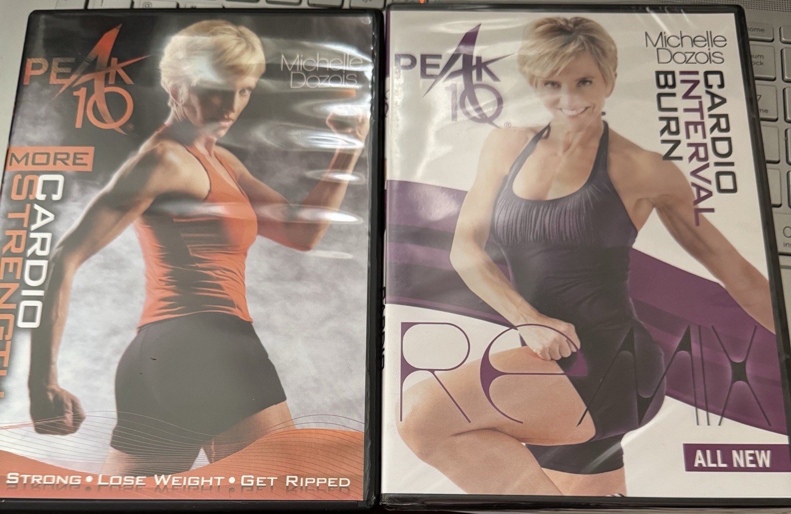 Peak 10 Cardio Interval Burn DVD Brand New Still Sealed & Cardio Strength DVD
