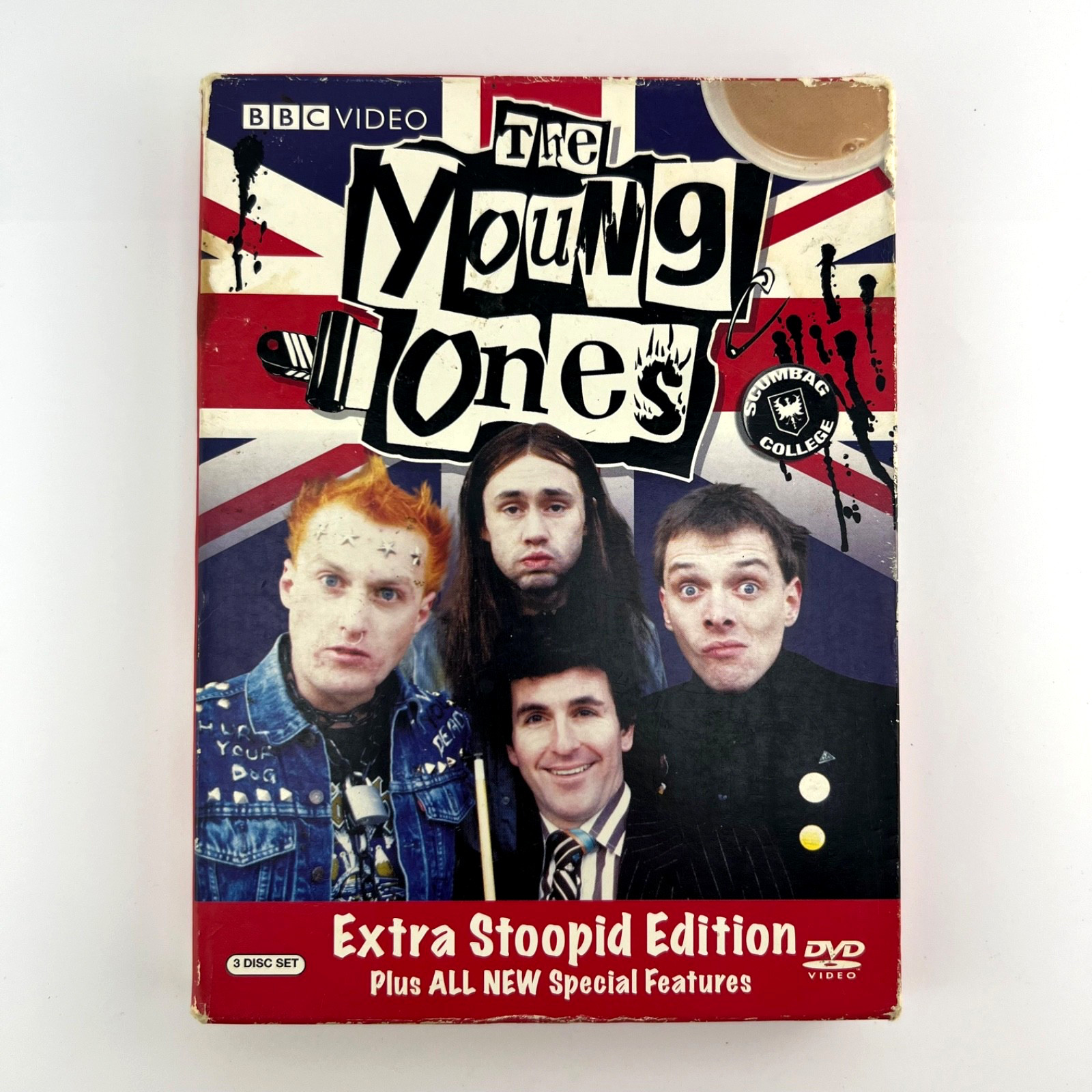 The Young Ones: Extra Stoopid Edition DVD 2007 3-Disc Set OOP RARE BBC Slipcover