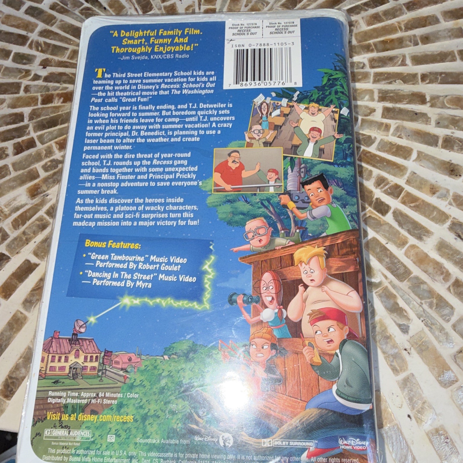 Walt Disney Home Video Recess: School’s Out VHS 2001 NTSC G Full Screen
