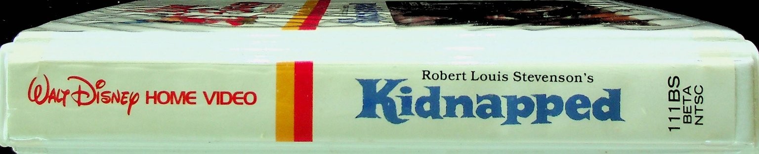 Walt Disney Home Video Kidnapped BETA Videocassette 94 Min NTSC 111BS