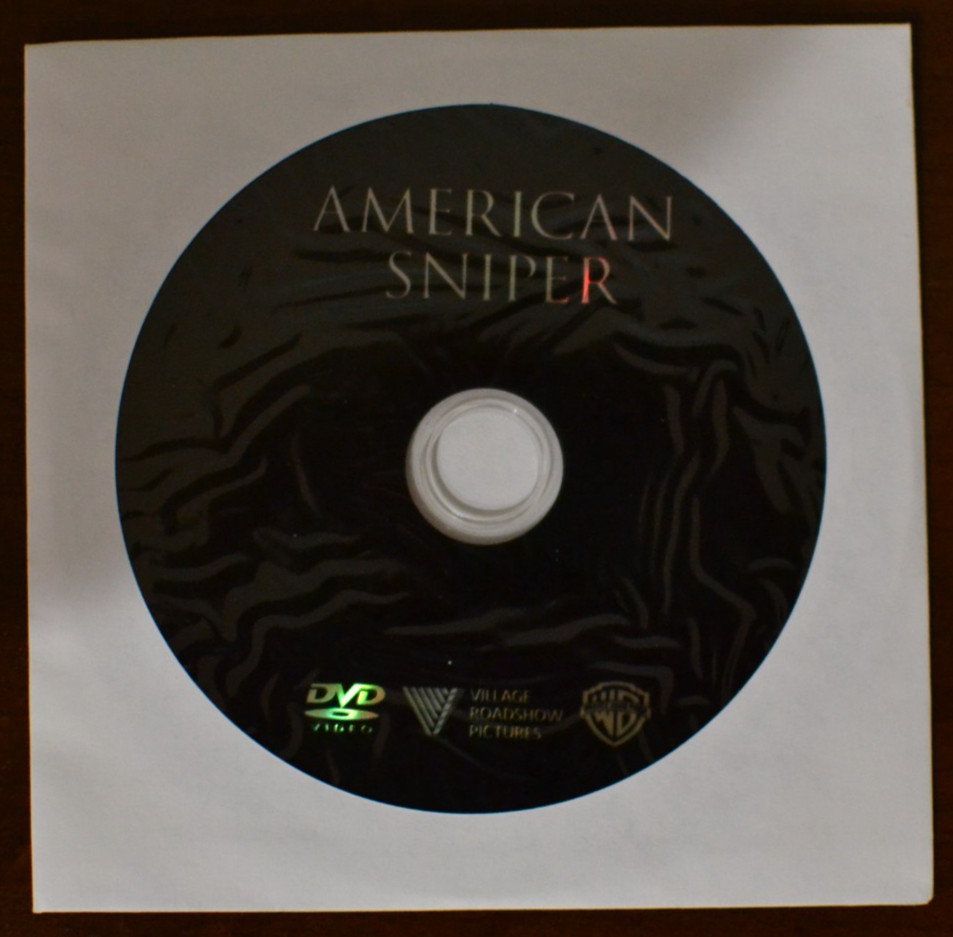 American Sniper (DVD Only, 2015) NO CASE Bradley Cooper Plays great! – LN