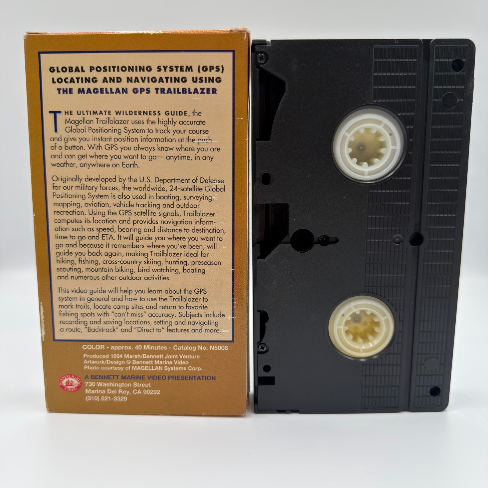 Magellan GPS Trailblazer Video Operation Guide VHS Tape N5008 Vintage 1994