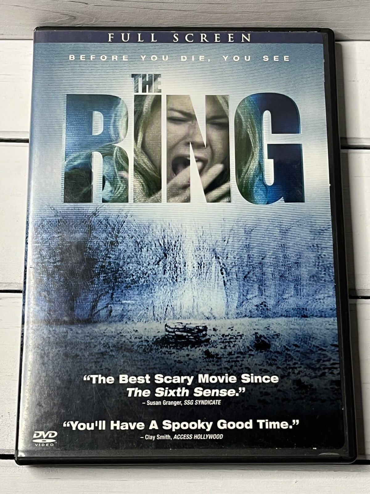 The Ring (DVD, 2003, Full Frame, Region 1). Naomi Watts. PRE-OWNED / TESTED.