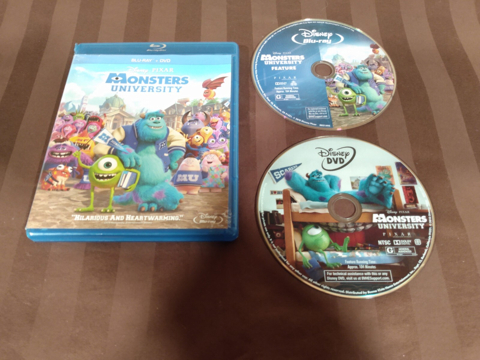 Monsters University (Blu-ray, DVD 2013)