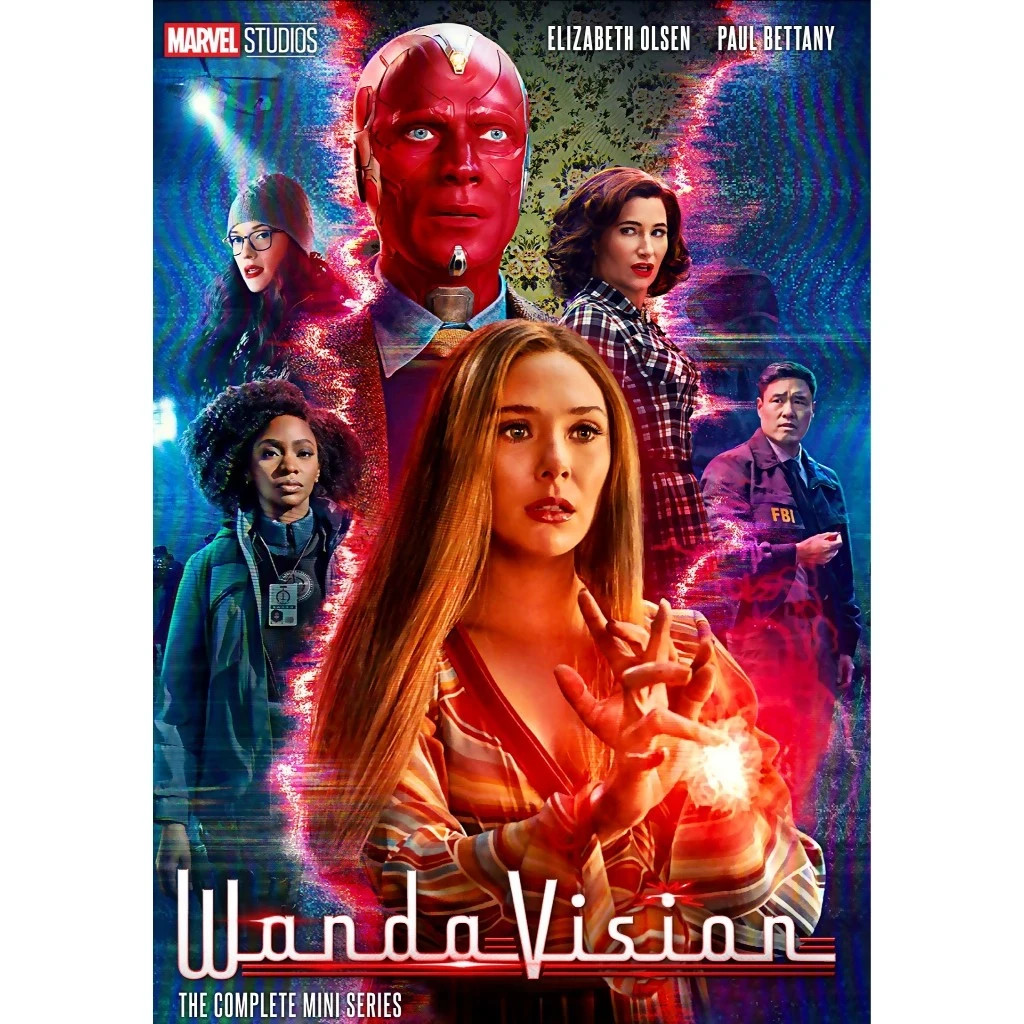 WandaVision DVD TV Series (2021) Complete Series 2 DVD with Case English Audio