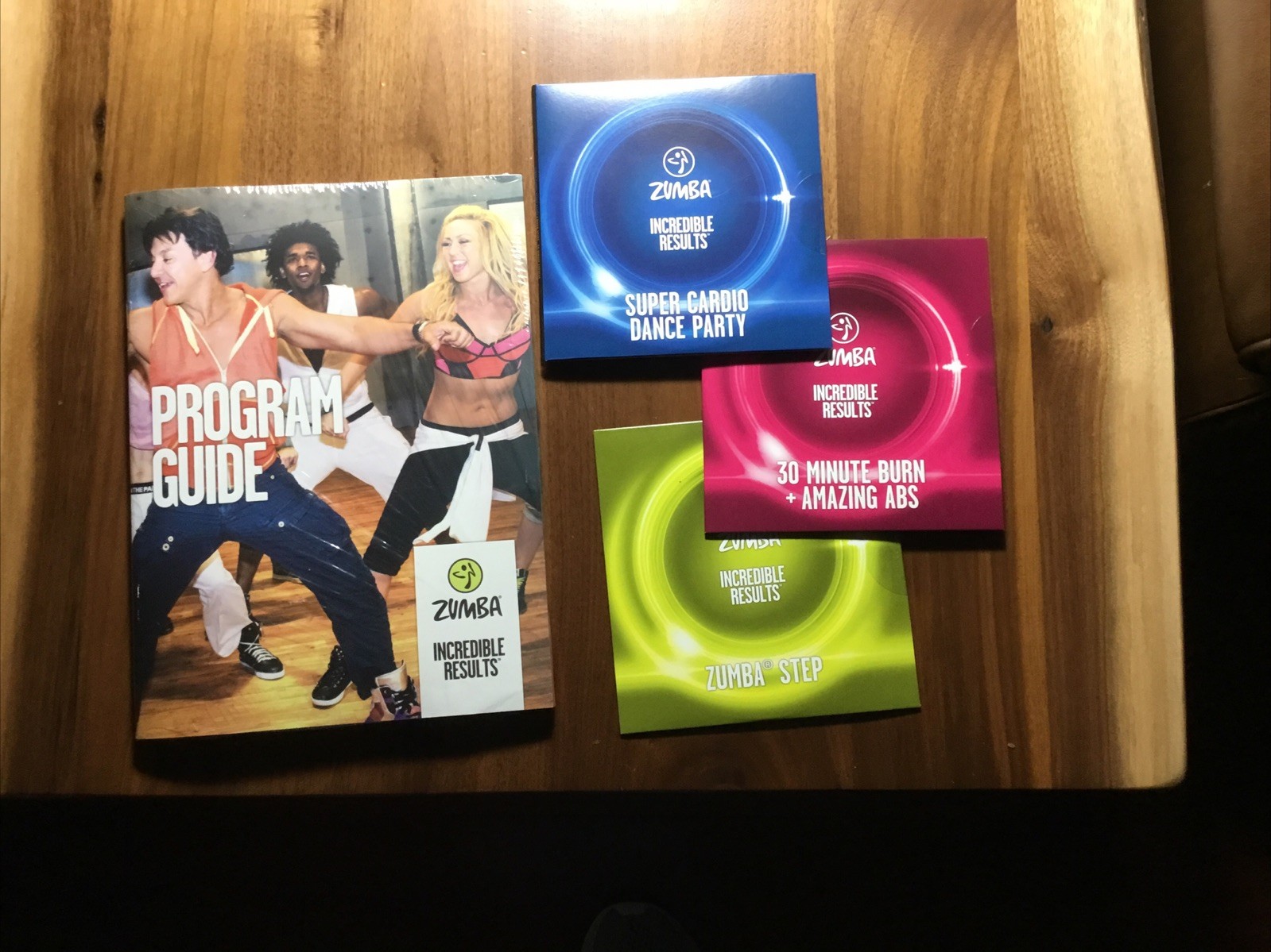 Zumba Incredible Results Program Guide W/Weight Loss Plans And 3 DVD’s