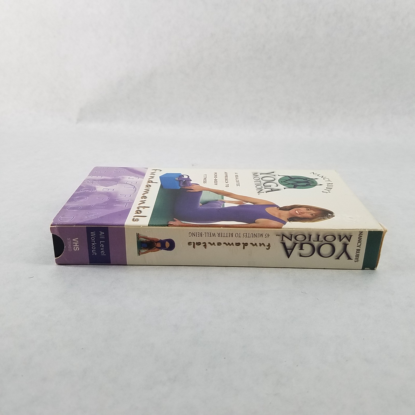 Nancy Ruby’s Yoga Motion: Fundamentals – 2000 VHS – 45 Minutes