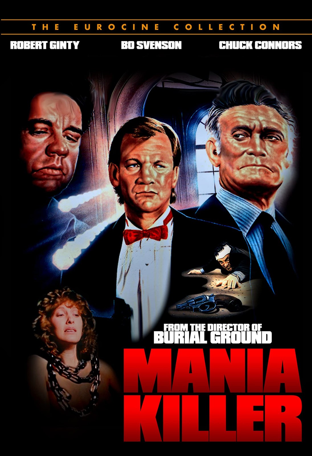 Mania Killer (DVD) Stanley Kapoul Bo Svenson Chuck Connors Robert Ginty