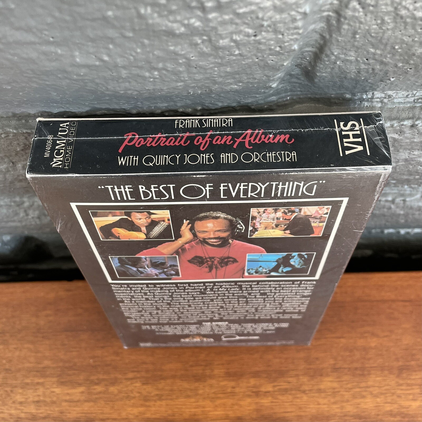 Frank Sinatra Portrait Of An Album VHS Sealed Quincy Jones Big Box