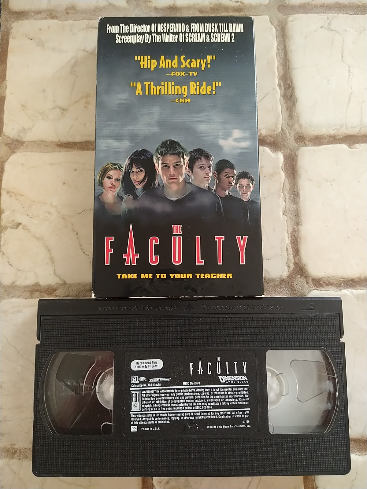 The Faculty VHS 1999 Josh Hartnett Elijah Wood Usher Horror