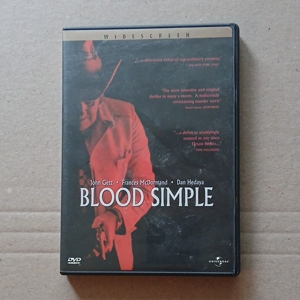 Universal Blood Simple DVD Widescreen – Joel Coen, McDormand, John Getz