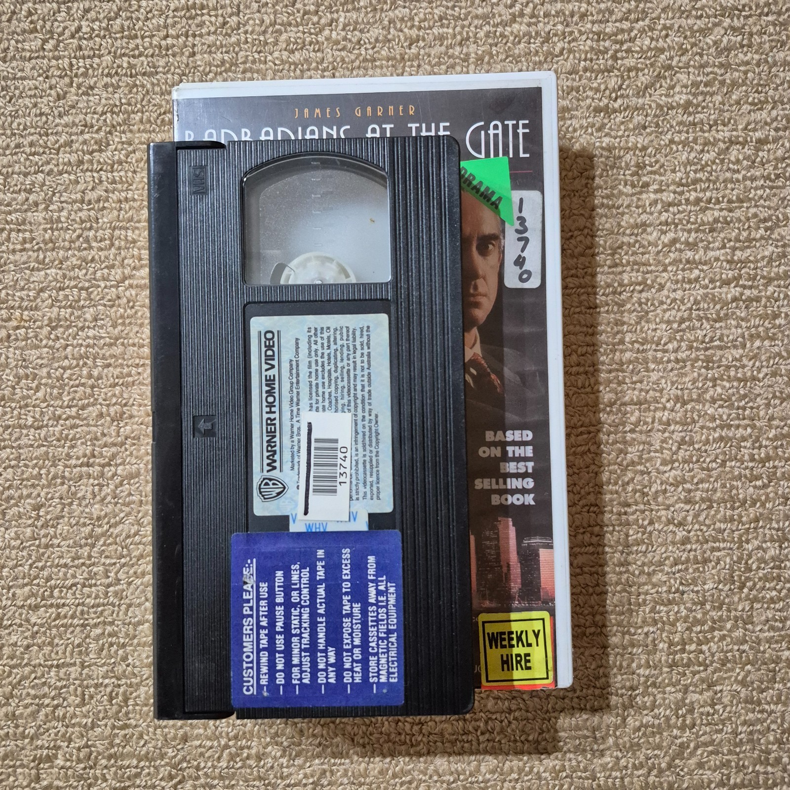 Barbarians At The Gate VHS Video James Garner vintage 1993 promo size big box