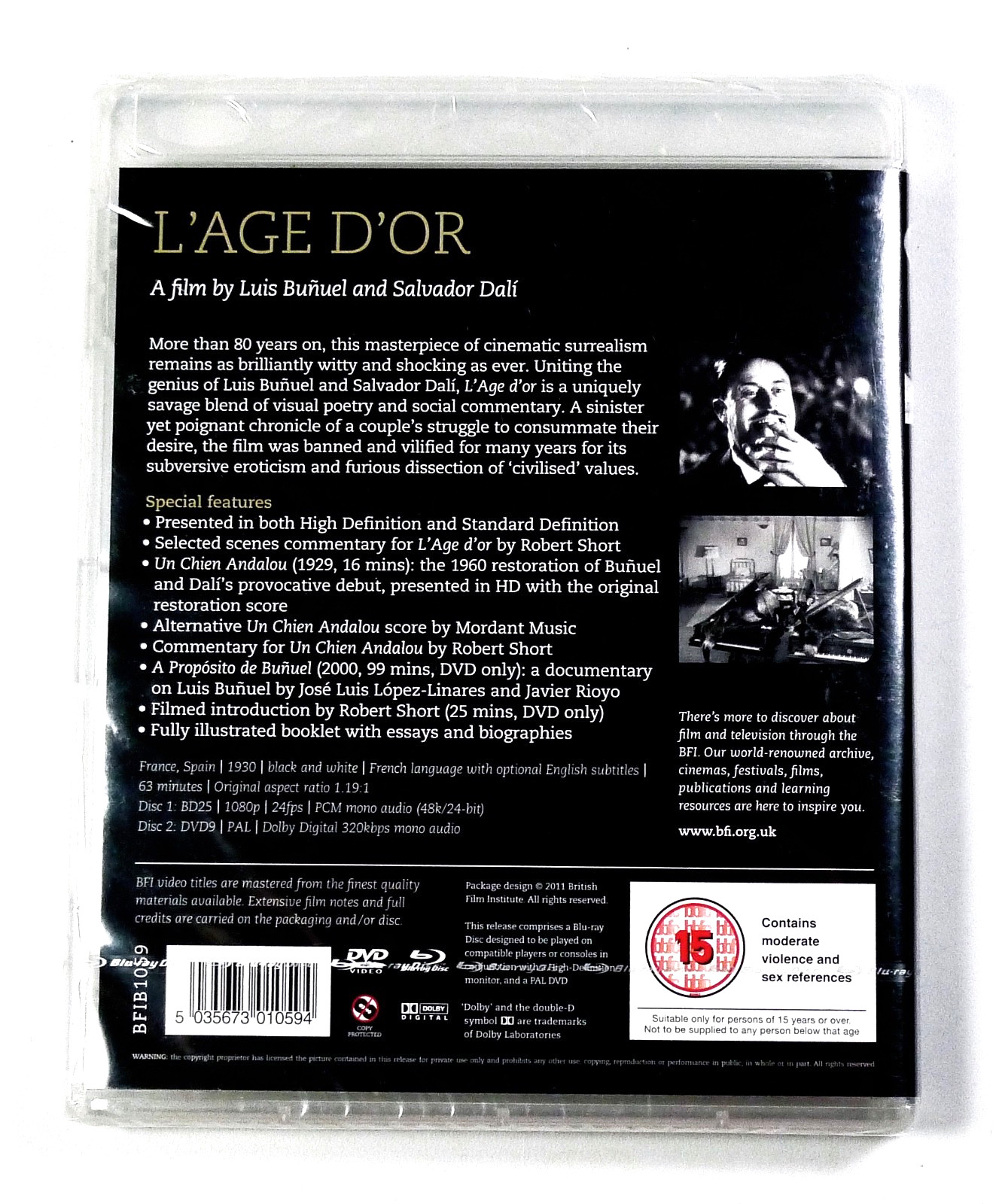 L’AGE D’OR 1930 Blu-Ray & DVD Dual Format BFI Rare & OOP