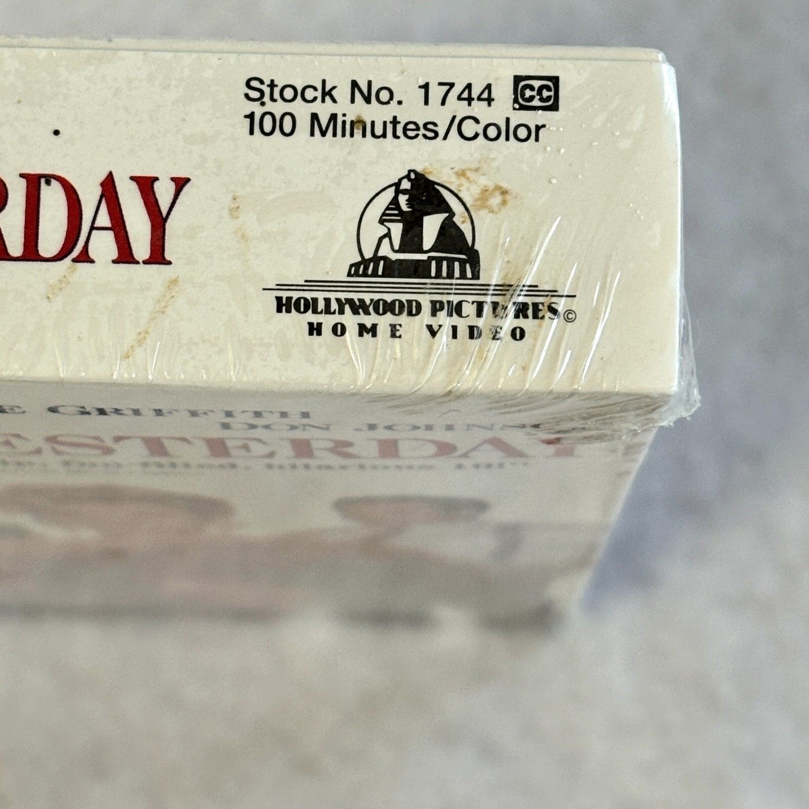 Born Yesterday New Sealed VHS 1993 Melanie Griffith, Don Johnson, John Goodman