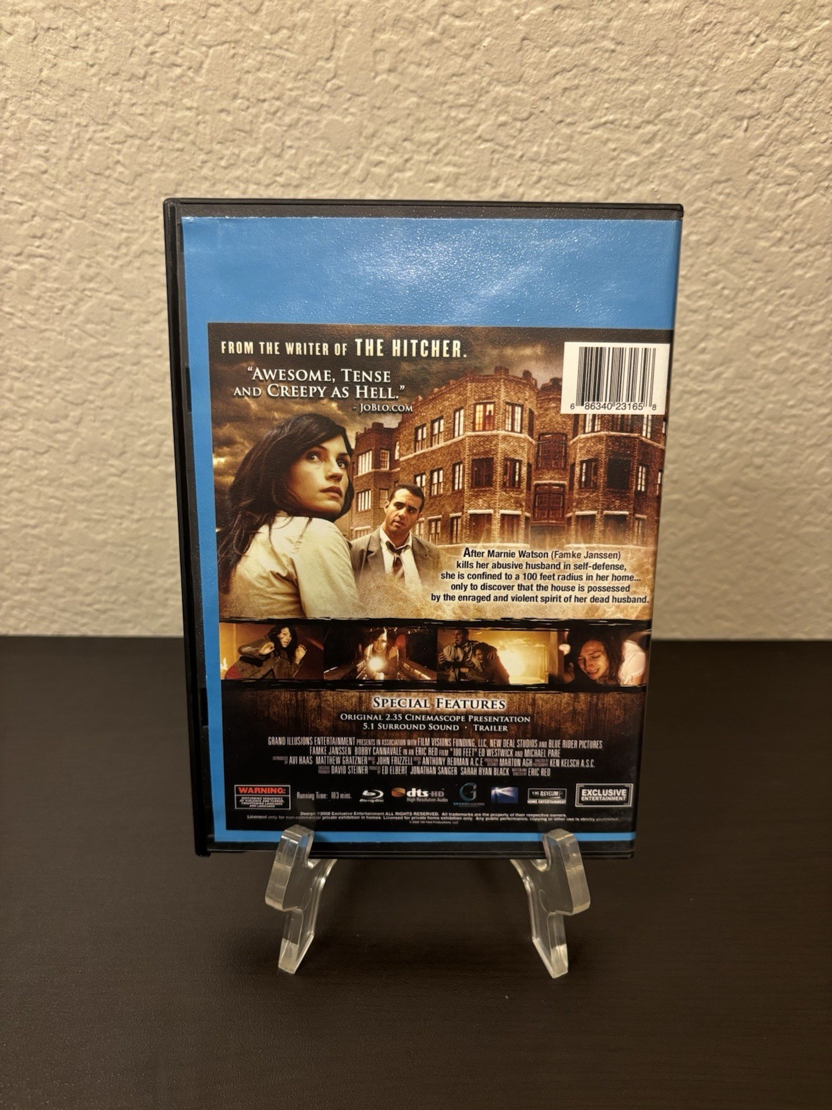 100 Feet Blu Ray Unrated Uncut Eric Red Horror Famke Janssen Bobby Cannavale