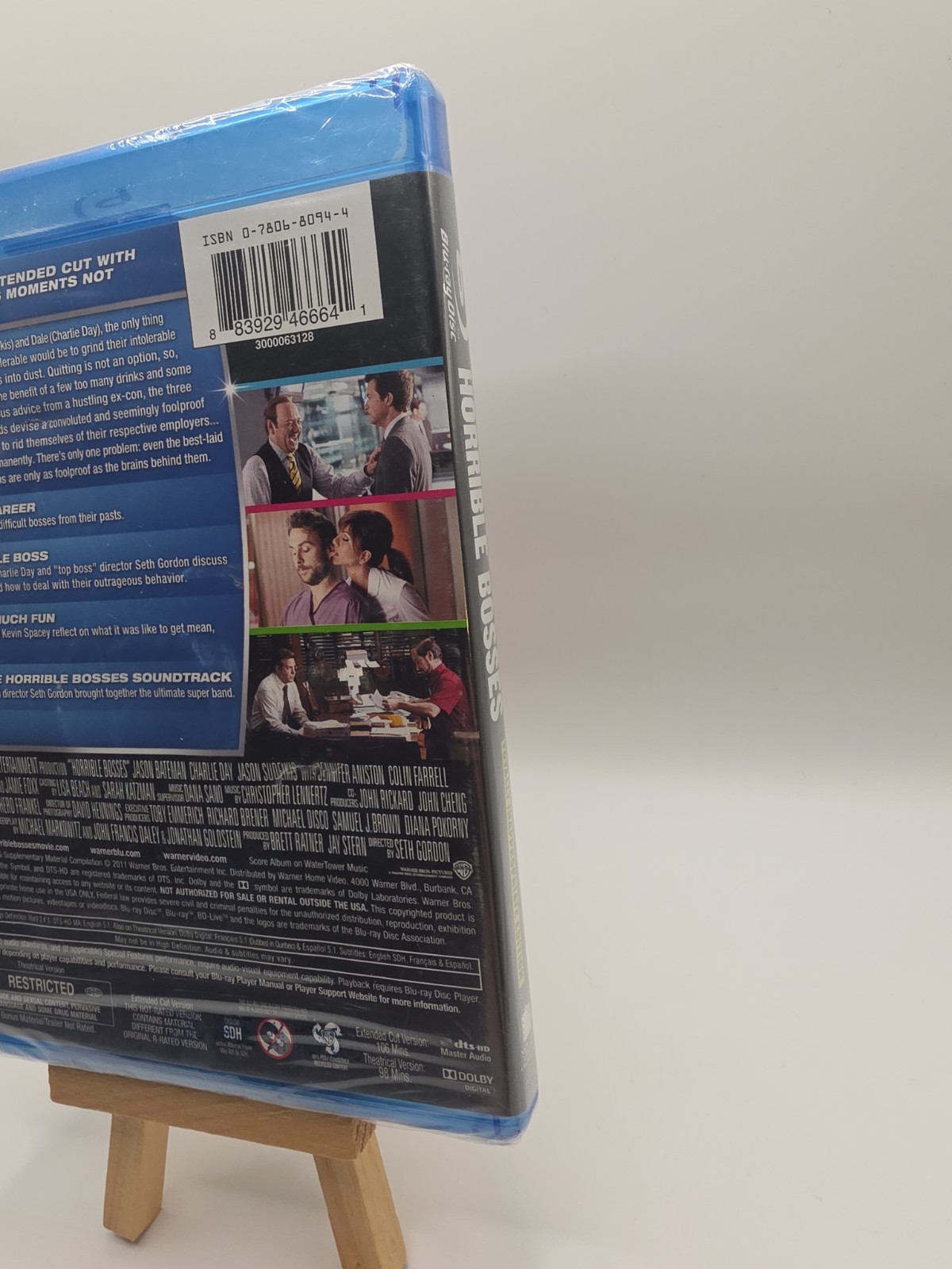 Horrible Bosses Blu-ray+DVD R Totally Inappropriate Ext Cut Bateman 98 Min