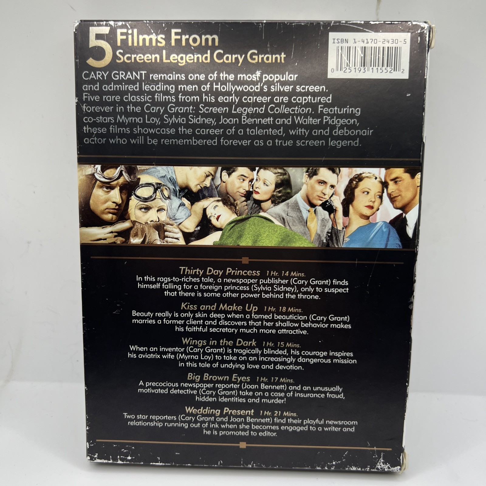 Cary Grant: Screen Legend Collection (DVD, 3-Disc Set)