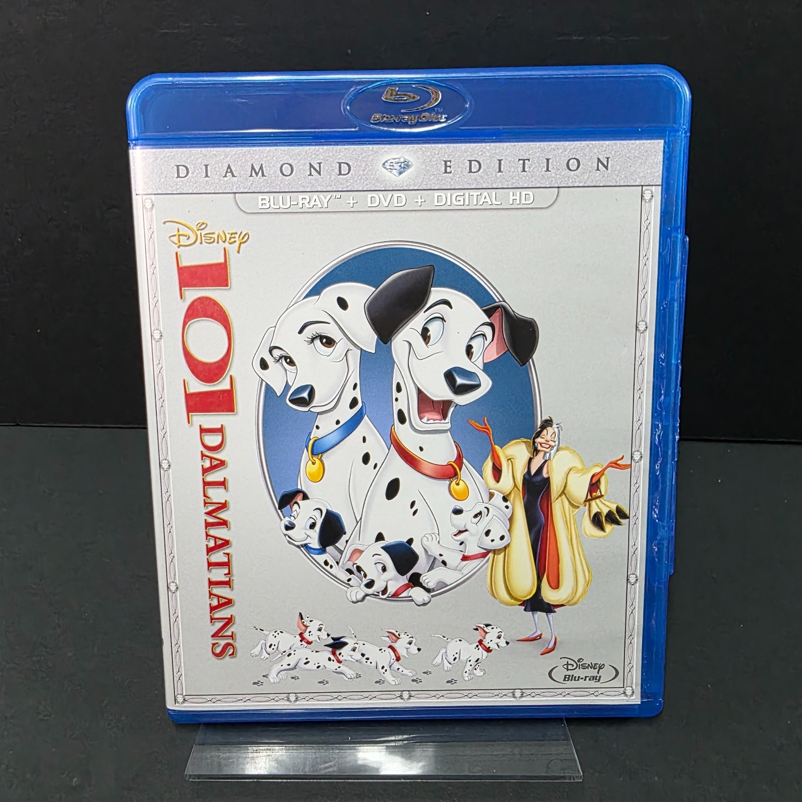 101 Dalmatians Diamond Edition Blu-ray DVD Disney 2-Disc Set Tested B2G1 Free!
