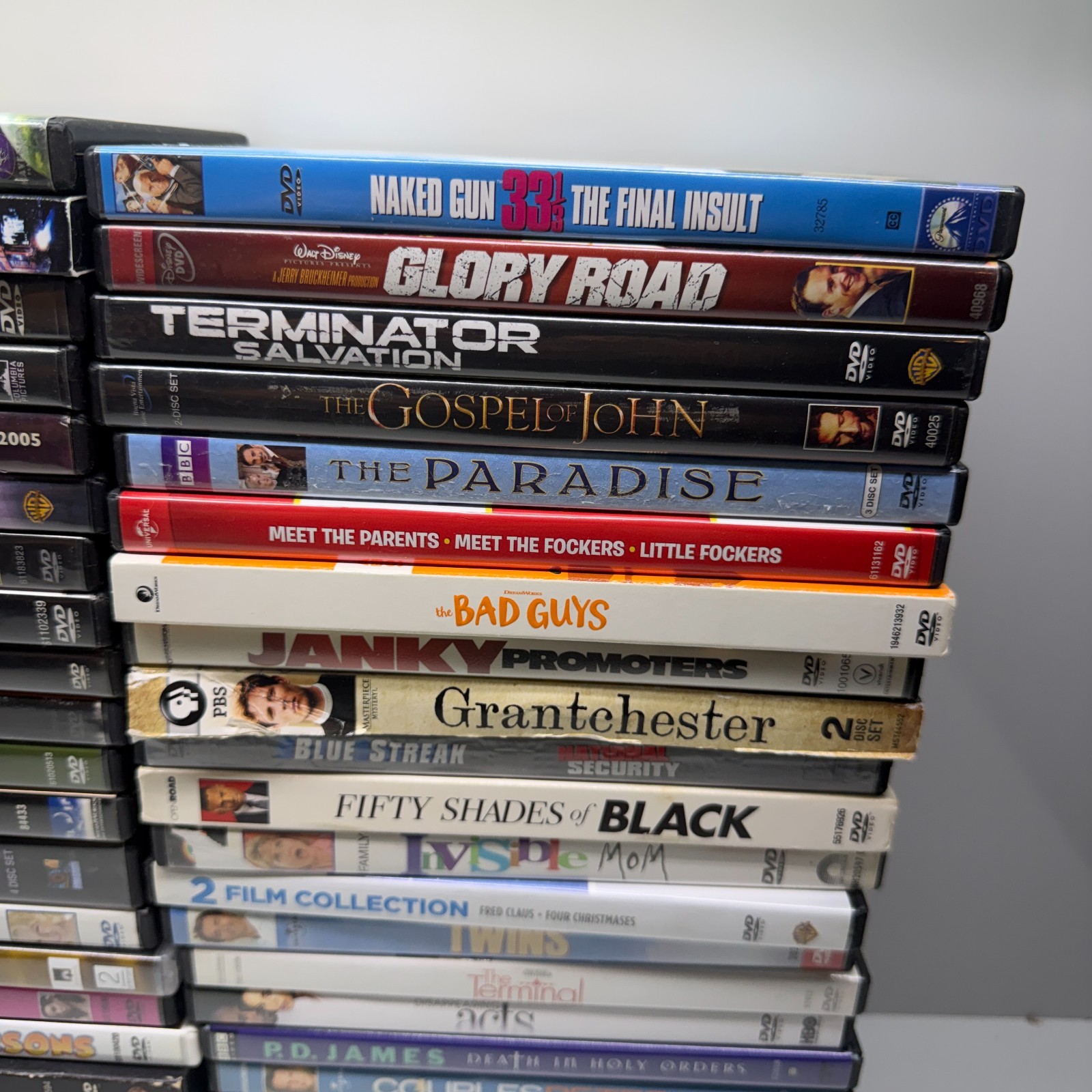 50 DVD Movie Lot Comedy Action Drama TV Shows Mixed Bulk Bundle