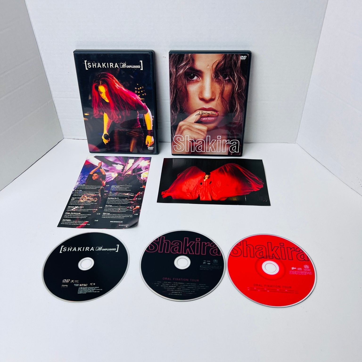 Shakira: MTV Unplugged & Shakira Oral Fixation Tour DVD Set Music Concerts