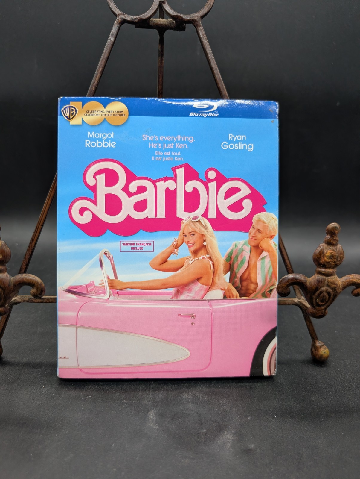 BARBIE Mattel Iconic Toy Fem Icon Blockbuster BLU-RAY Slip Cover Physical Media