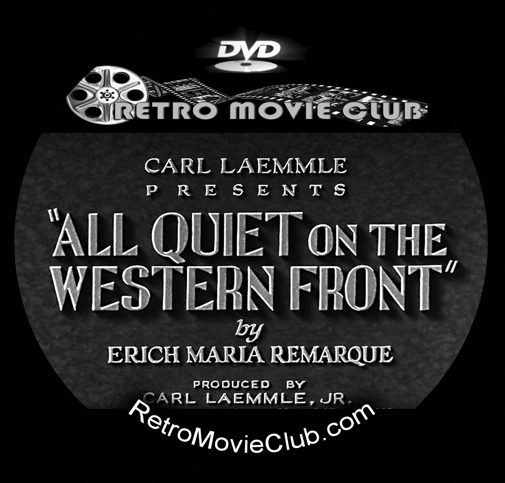 All Quiet on the Western Front (1930) Psychological Drama, Tragedy, War Movie DV