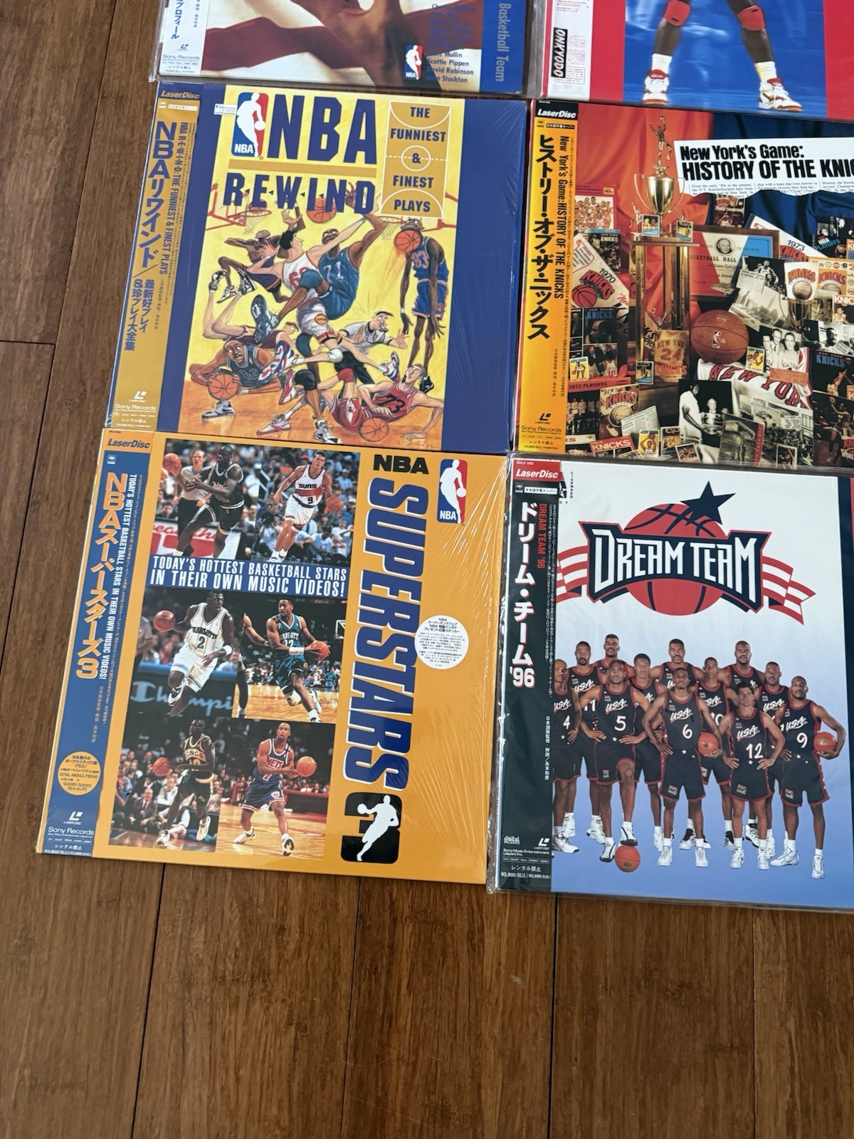 Lot Of 9 NBA Basketball Laserdiscs Japan Pressing English Audio