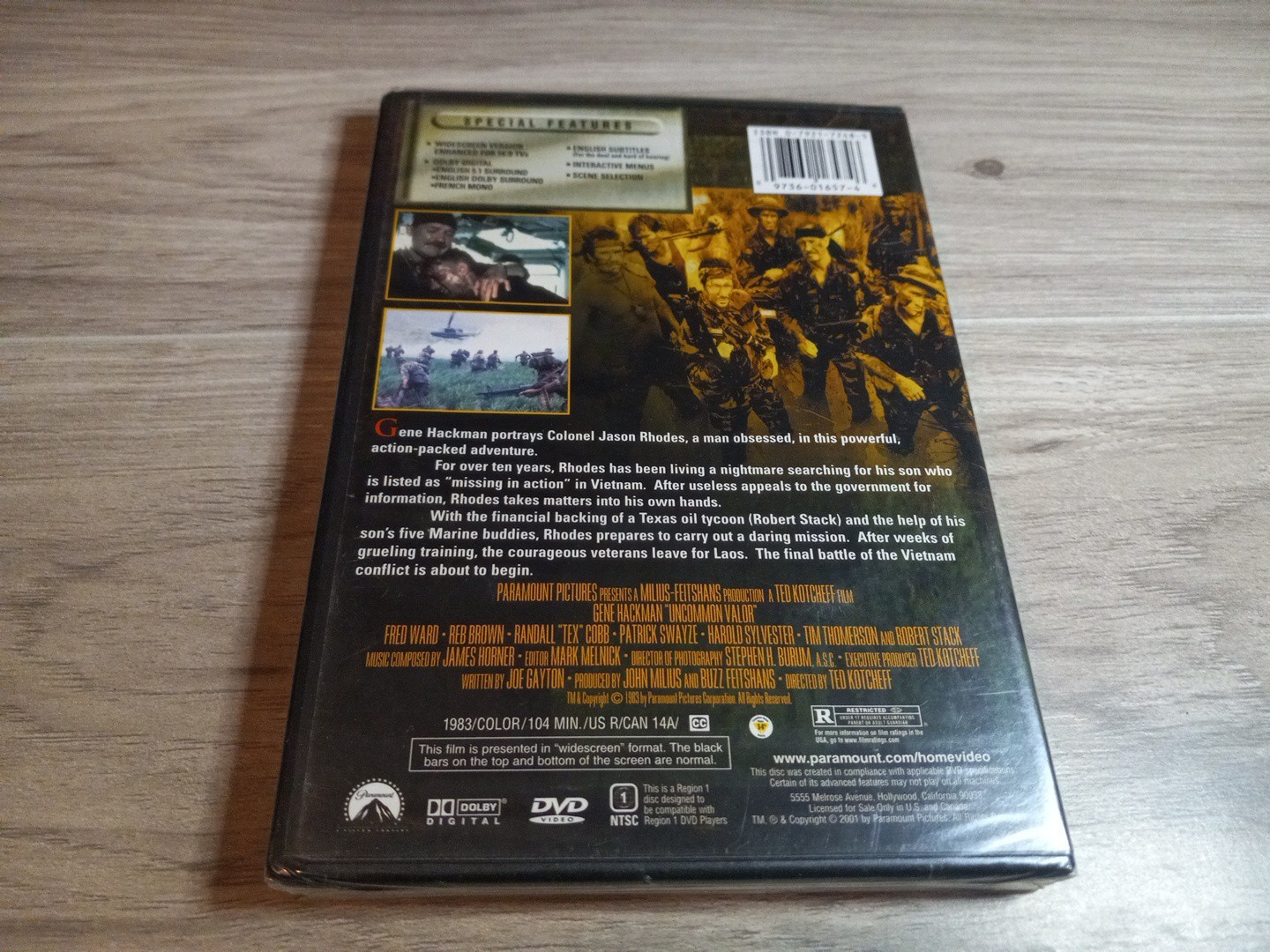 UNCOMMON VALOR (DVD Widescreen) Gene Hackman Action Brand New Free Shipping FB