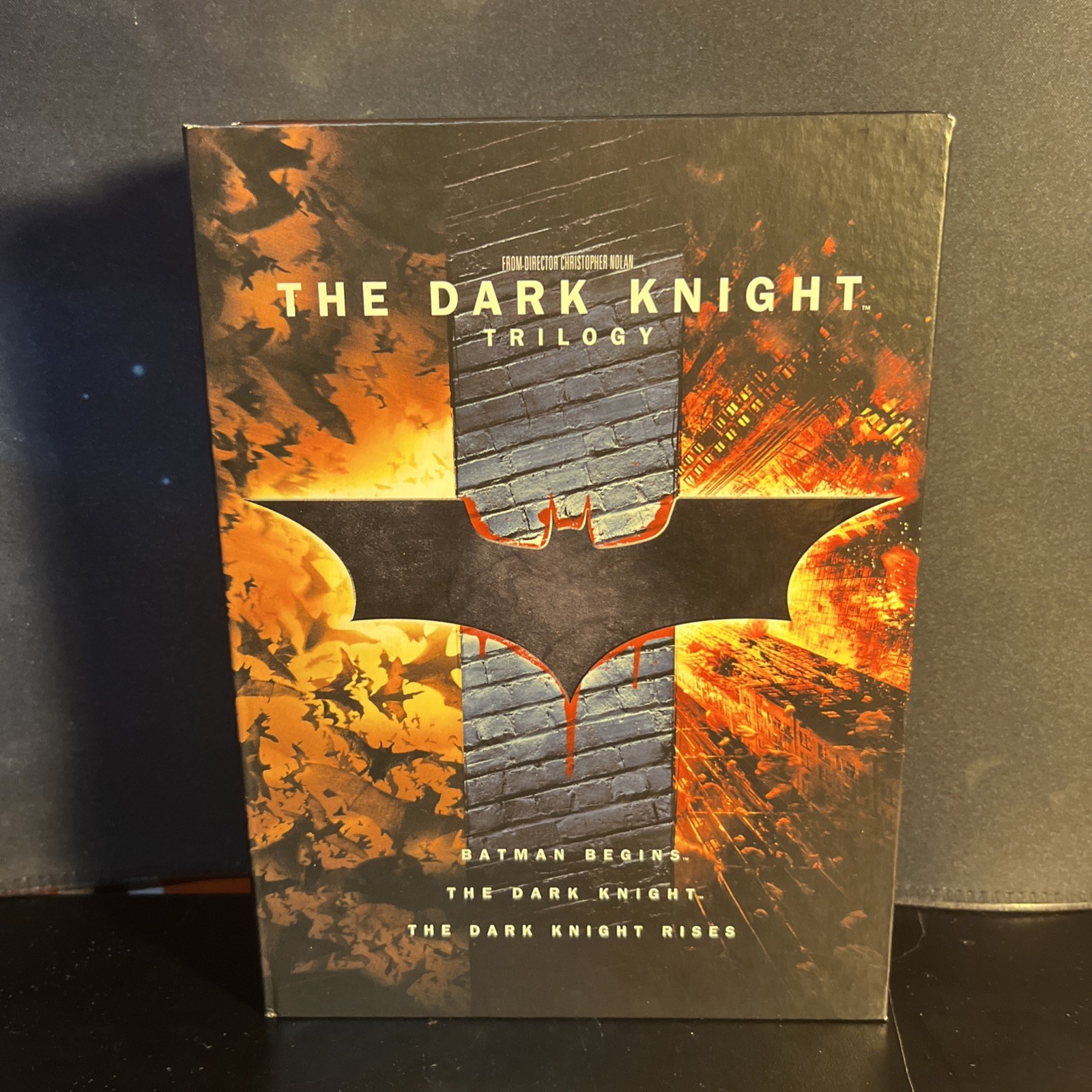 The Dark Knight Trilogy Complete Box Set With Lenticular Box Set DVD