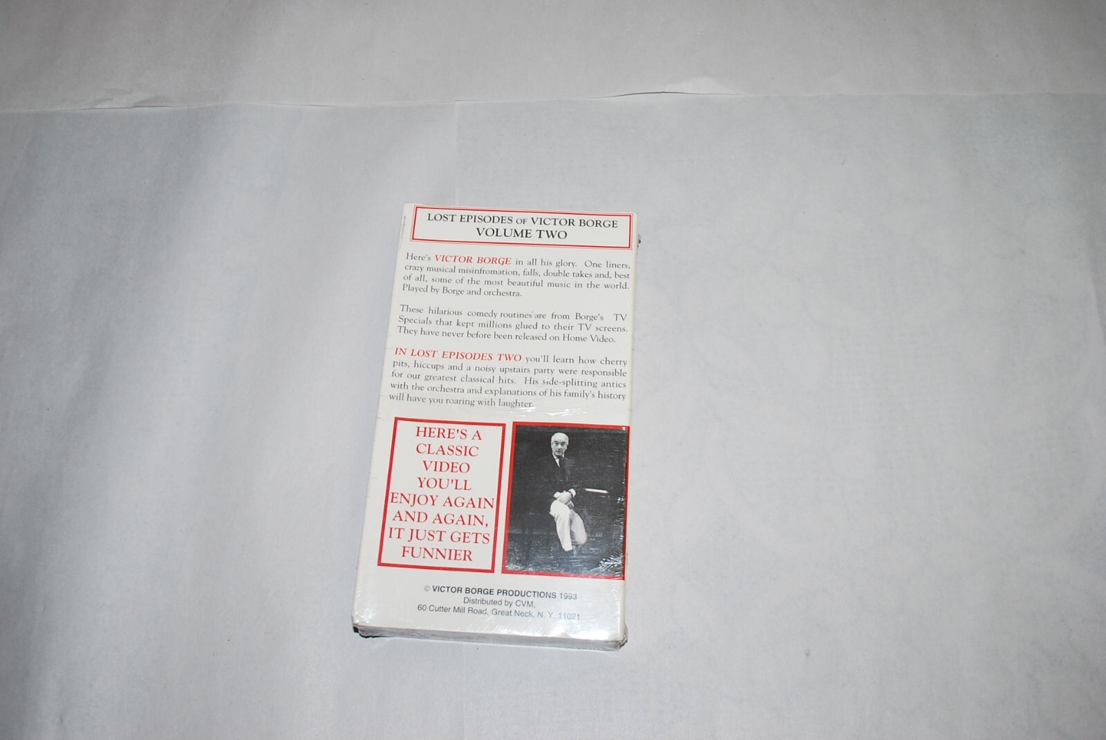 Lost Episodes of Victor Borge VHS TAPE Volume Two New Sealed