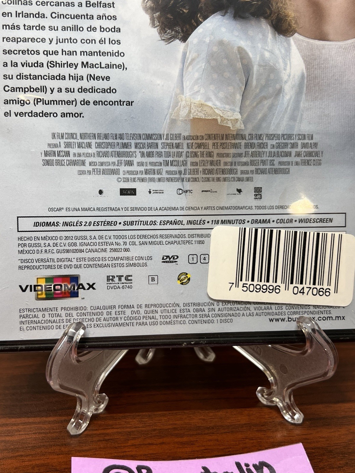 Closing the Ring (Un Amor Para Toda La Vida) Latin America Import DVD, Brand New