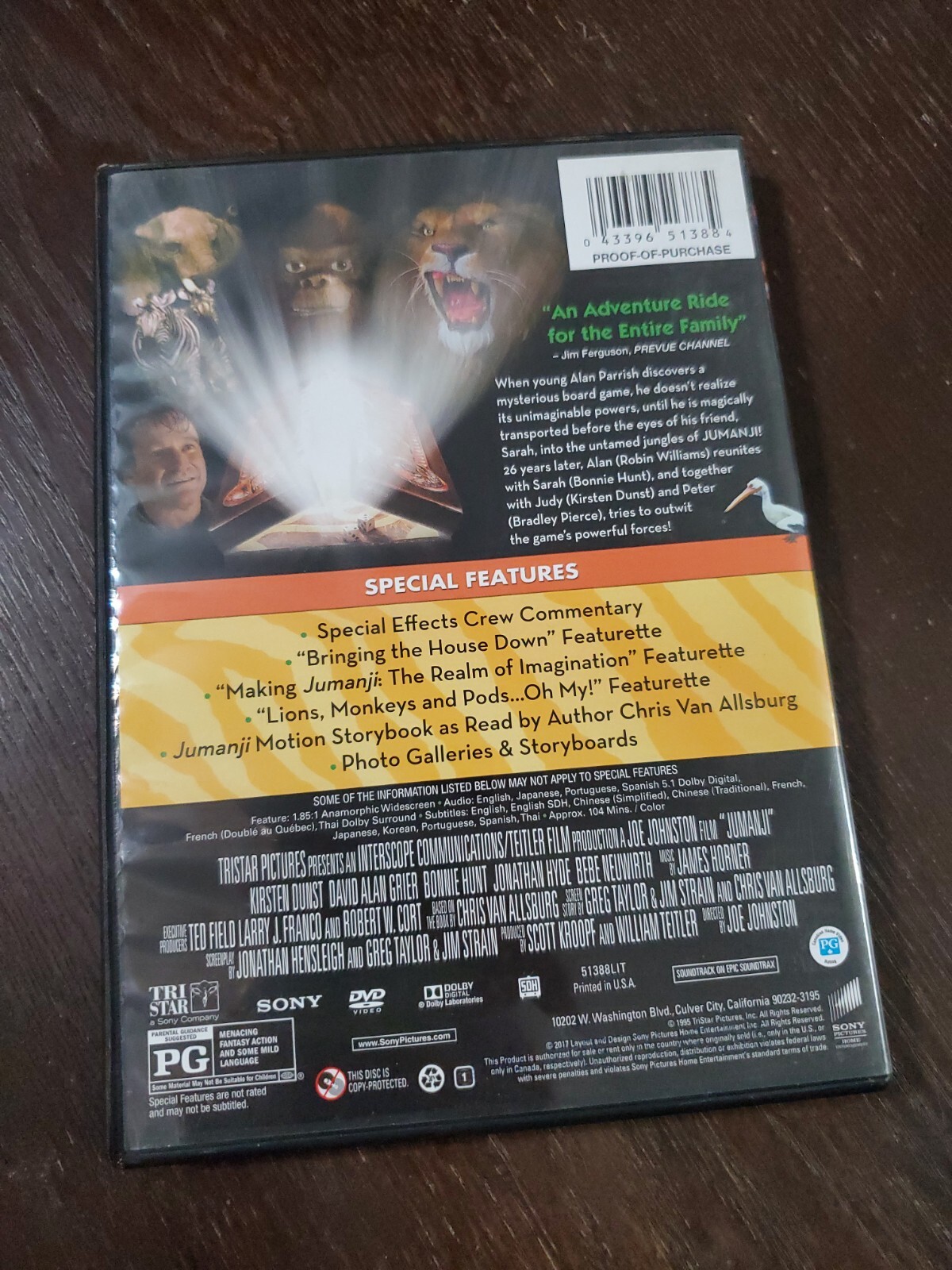Jumanji (DVD) Robin Williams