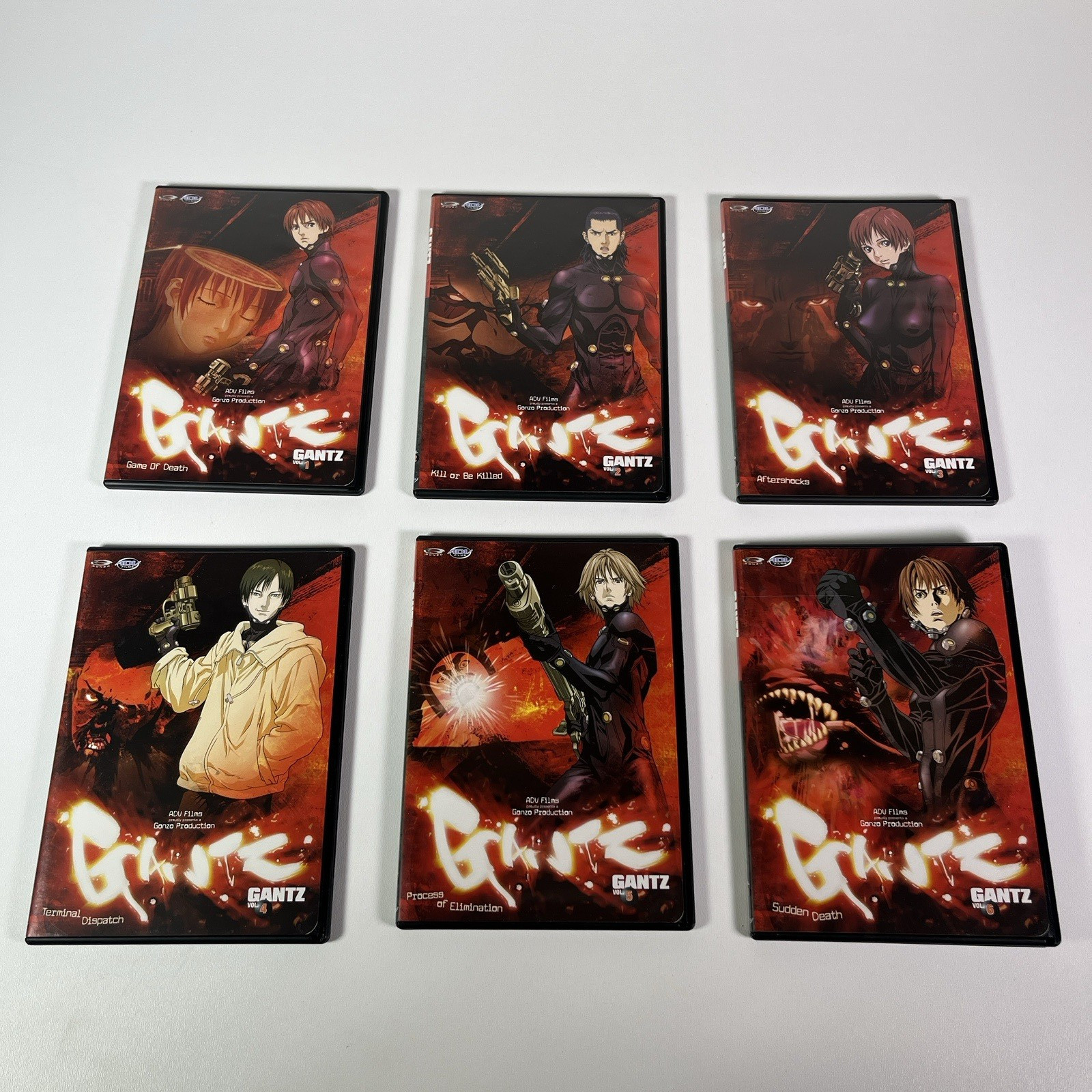 Gantz Season 1 Collection Vol. 1-6 TV Anime Series (6-Disc, DVD Box Set, 2014)