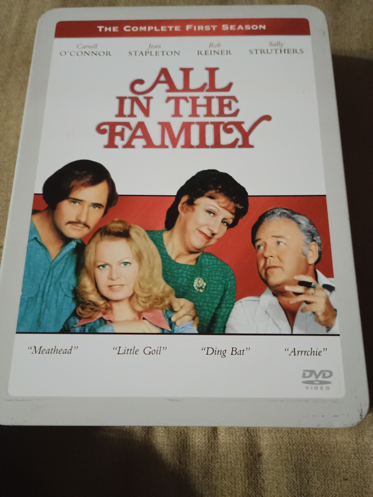 The Complete First Season Carroll O’Connor Needed Little Gloria Dingbat And Arch