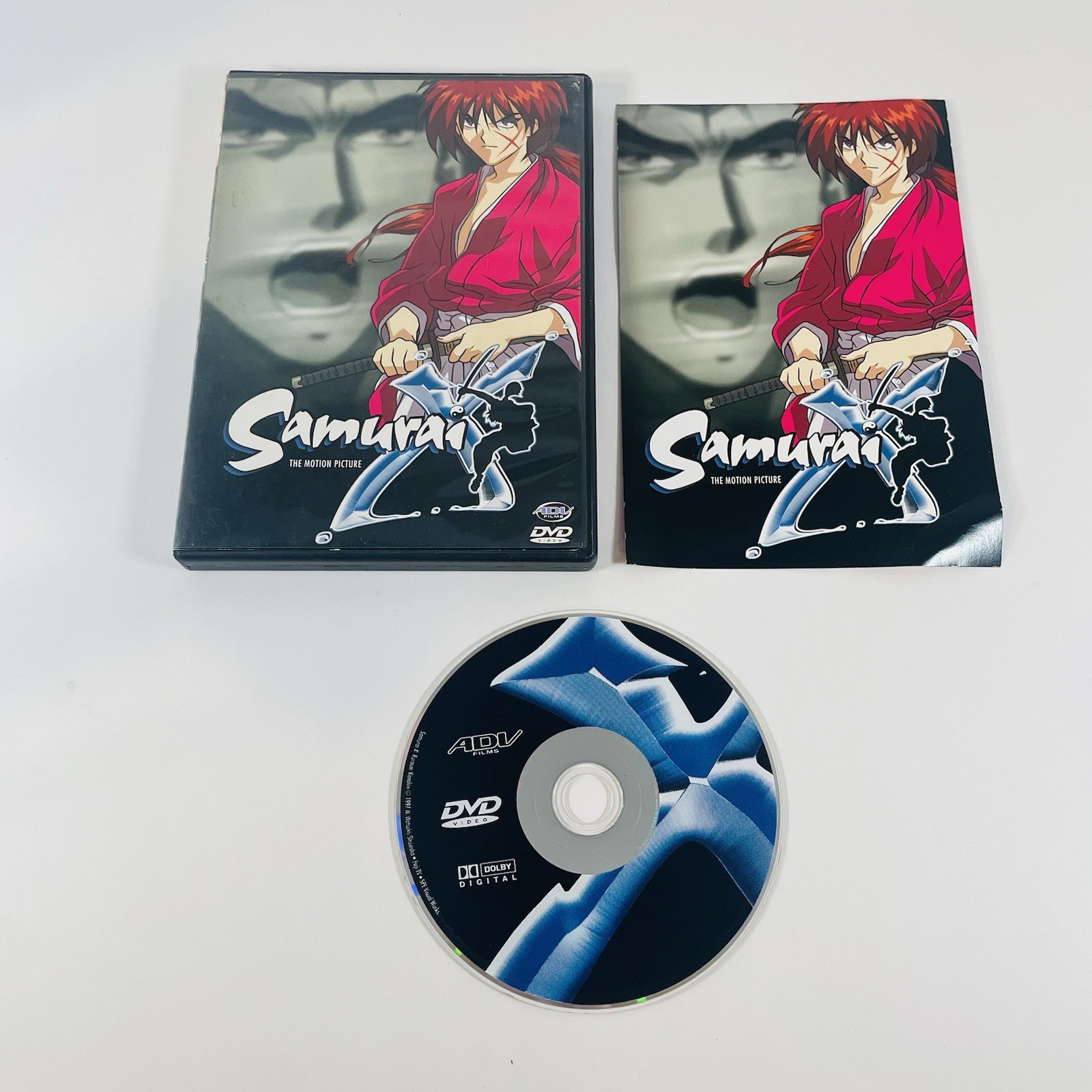 Samurai X: The Motion Picture (DVD, 2000) Anime, ADV Manga