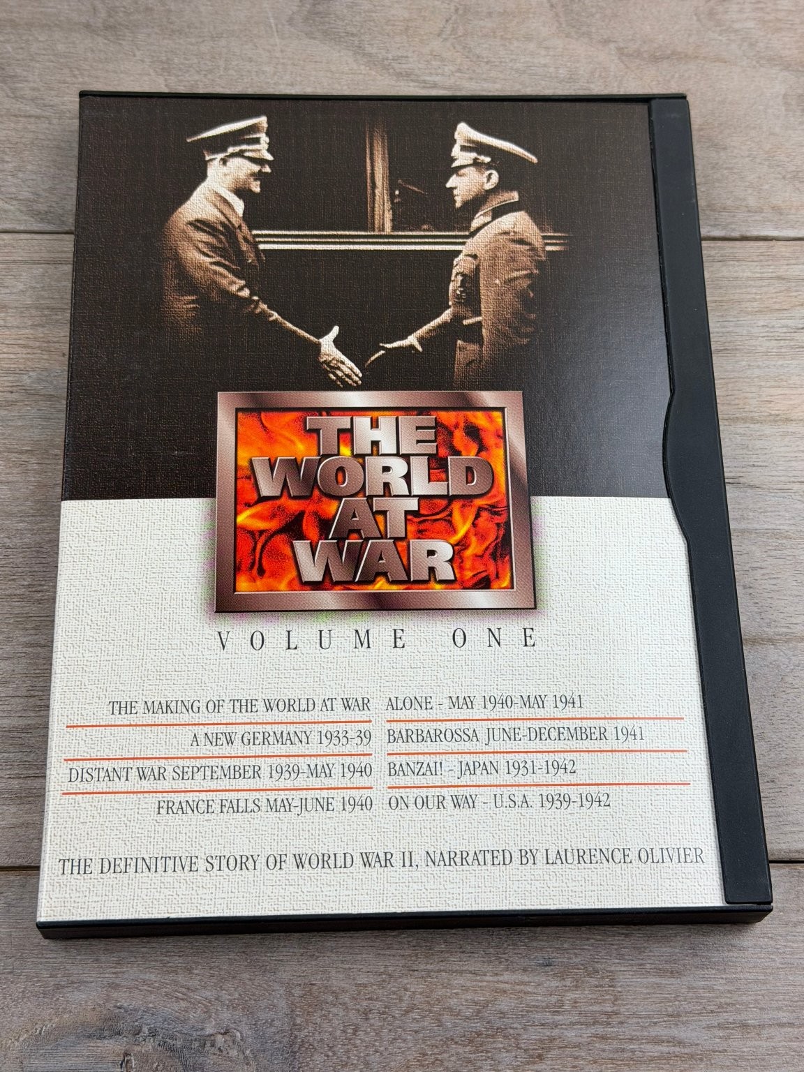 The World At War DVD 2000 Complete Series Laurence Olivier WWII Documentary Box