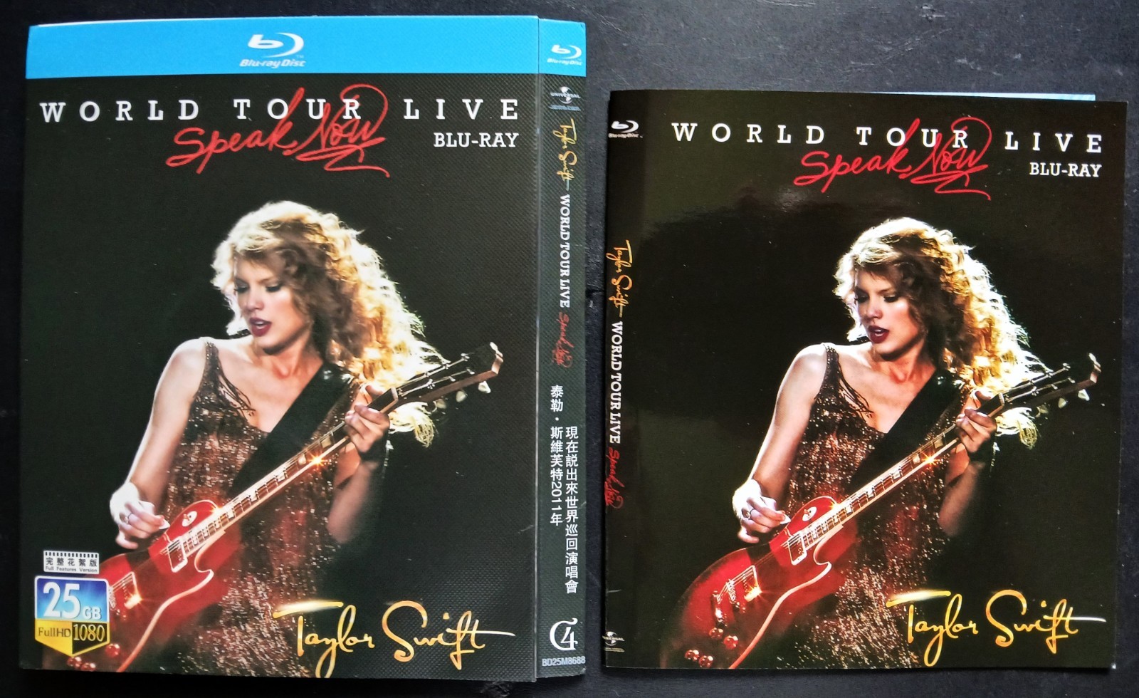 Taylor Swift Speak Now Worldtour Live Blu~ray with Signed Reprint photocard ~New