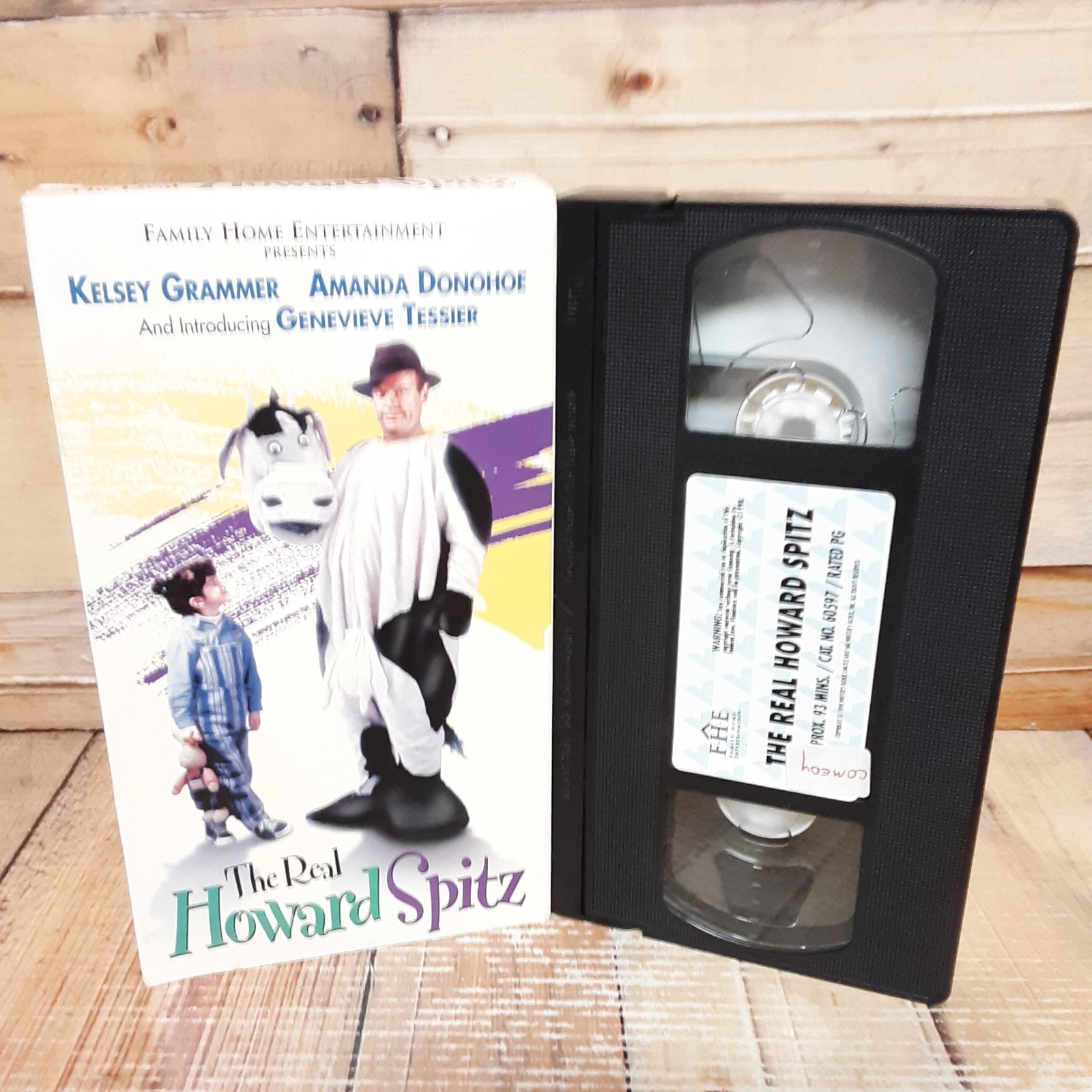 The Real Howard Spitz VHS Used Kelsey Grammer Comedy Family 1998